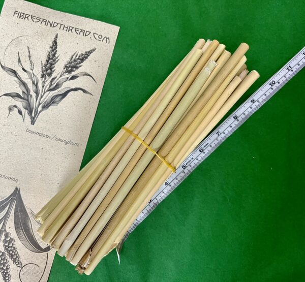 Broomcorn Stalks for Weaving or Plaiting